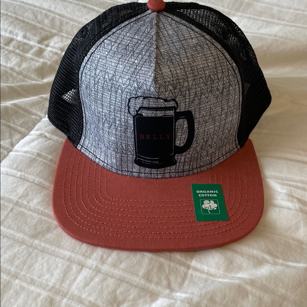 Prana Black and Gray Trucker Hat
